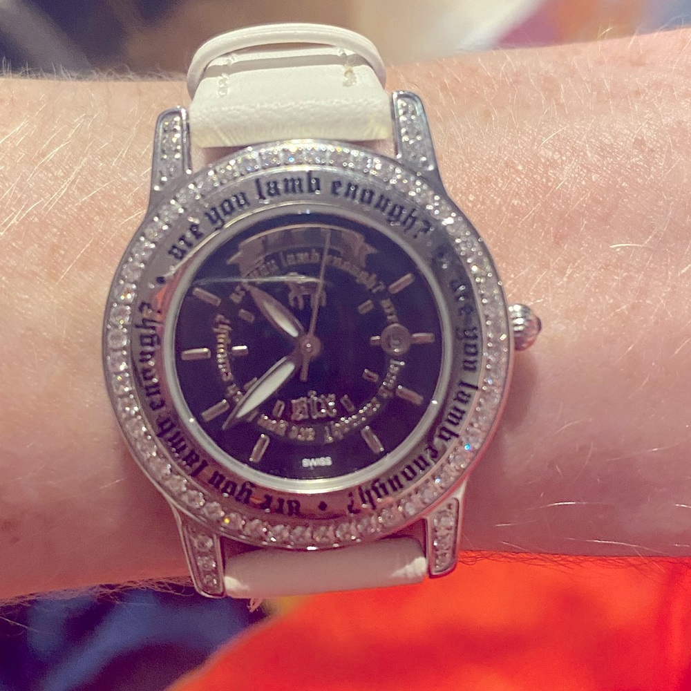 ❌SOLD❌L.A.M.B. rare timepiece with white band